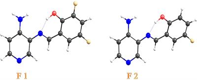 Two New Fluorinated Phenol Derivatives Pyridine Schiff Bases: Synthesis, Spectral, Theoretical Characterization, Inclusion in Epichlorohydrin-β-Cyclodextrin Polymer, and Antifungal Effect